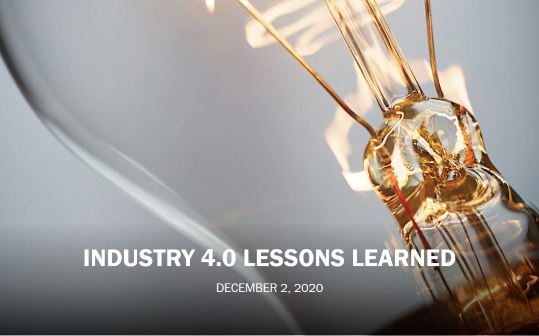 Industry 4.0 Lessons Learned Webinar Recording