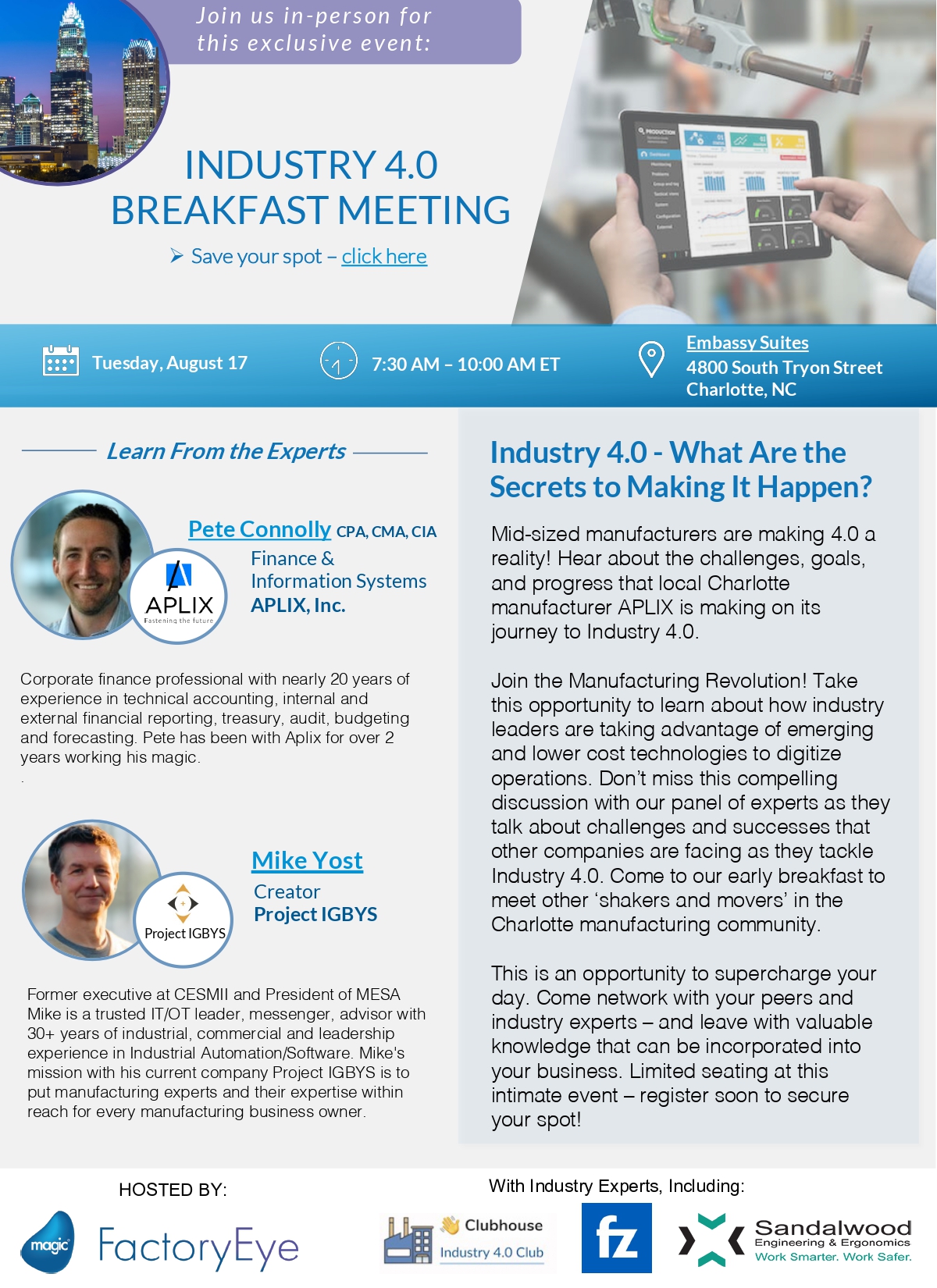 Industry 4-0 Breakfast Meeting - Charlotte Brochure_page_1