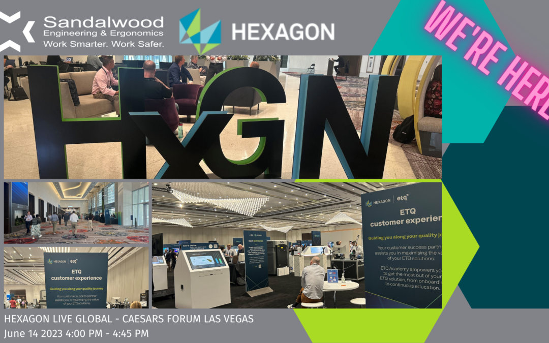 WE’RE HERE!  Hexagon Live Global 2023 June 12-14, 2023 at CAESARS FORUM Las Vegas