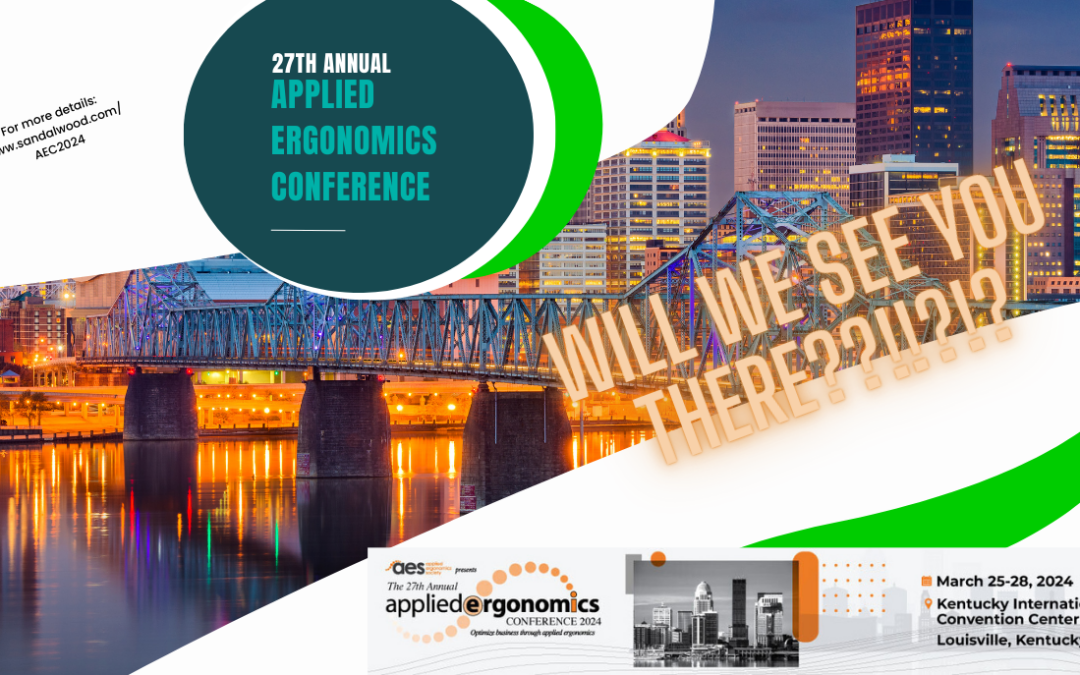 Unveiling the Future of Ergonomics: Join Us at the Applied Ergonomics Conference 2024 in Louisville, KY