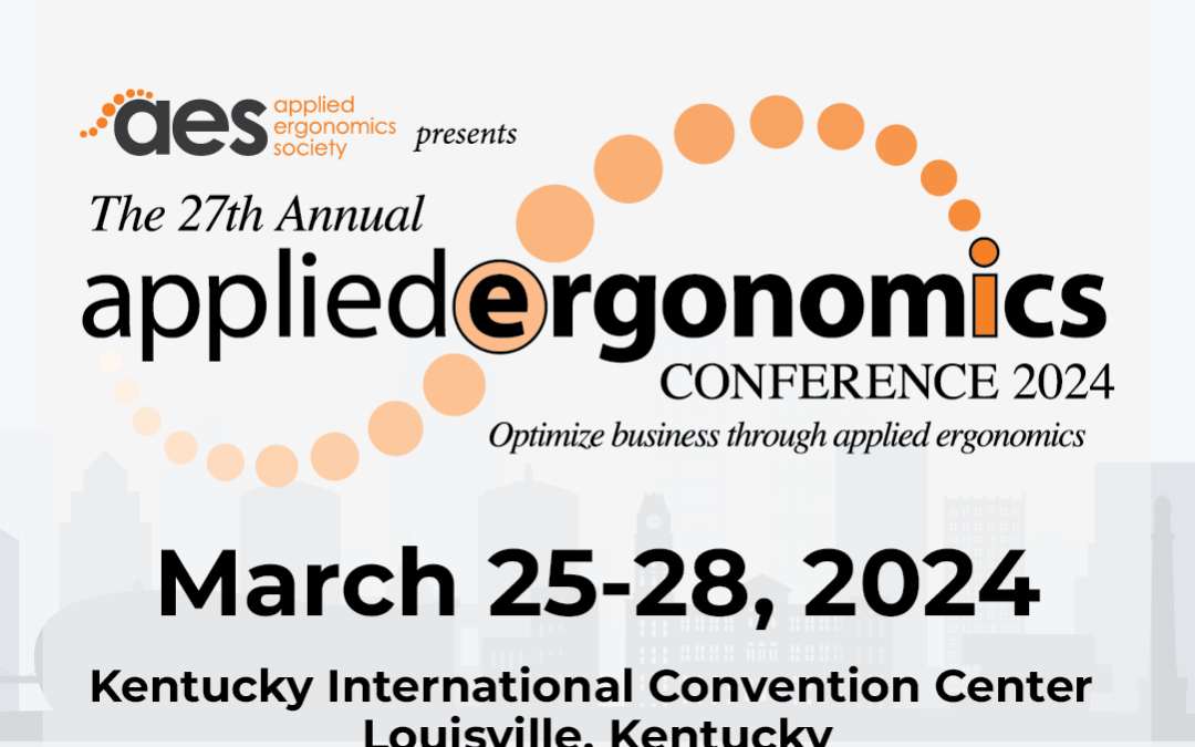 🌟 Sandalwood Engineering & Ergonomics is Proud to Sponsor the Student Track at the 2024 Applied Ergonomics Conference in Louisville, KY! 🌟