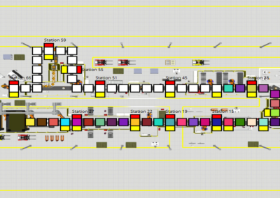 Part Flow Tracking and Visualization